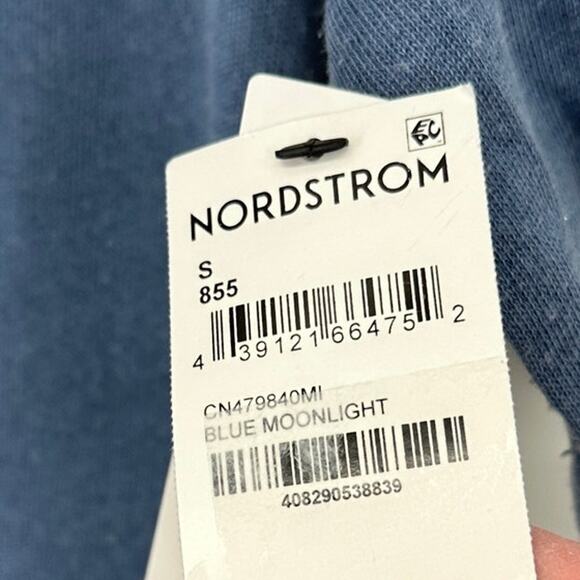 Caslon Short Sleeve Drop Waist Blue Short Sleeve Pockets Womens Dress Small - Picture 9 of 9